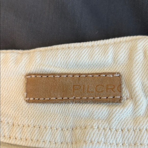 Pilcro Off-White Flare Jeans - Picture 9 of 12